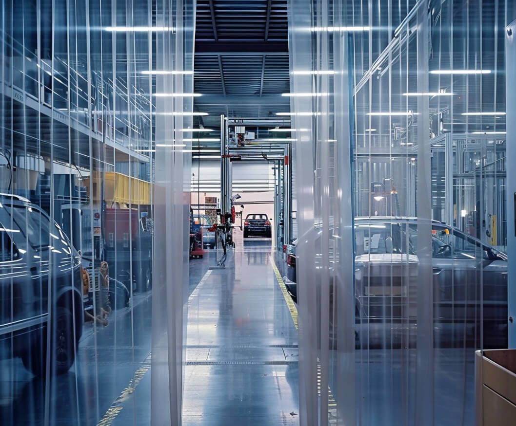 PVC pro industrial curtains