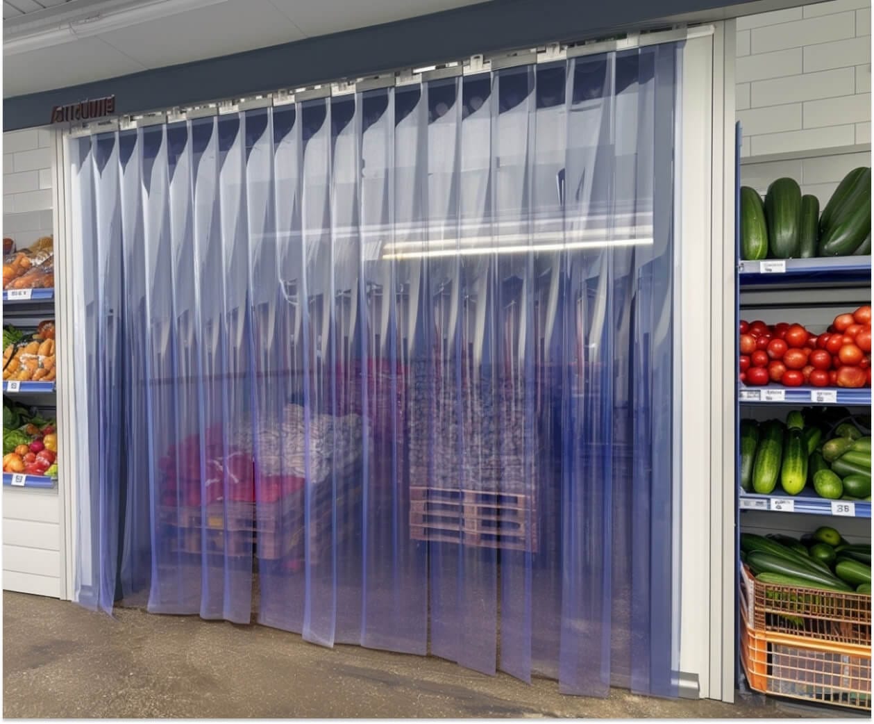 PVC food curtains pro